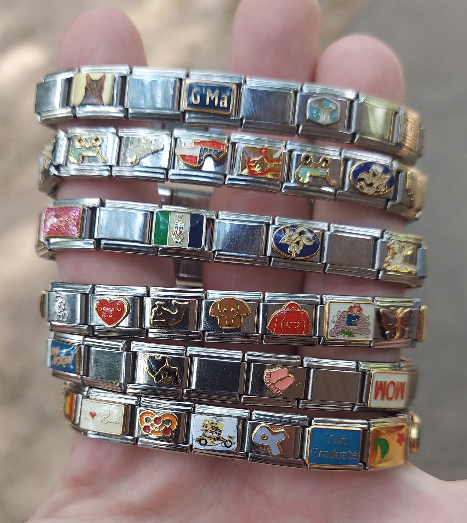 My Store 50/50 Italian Charm Bracelet