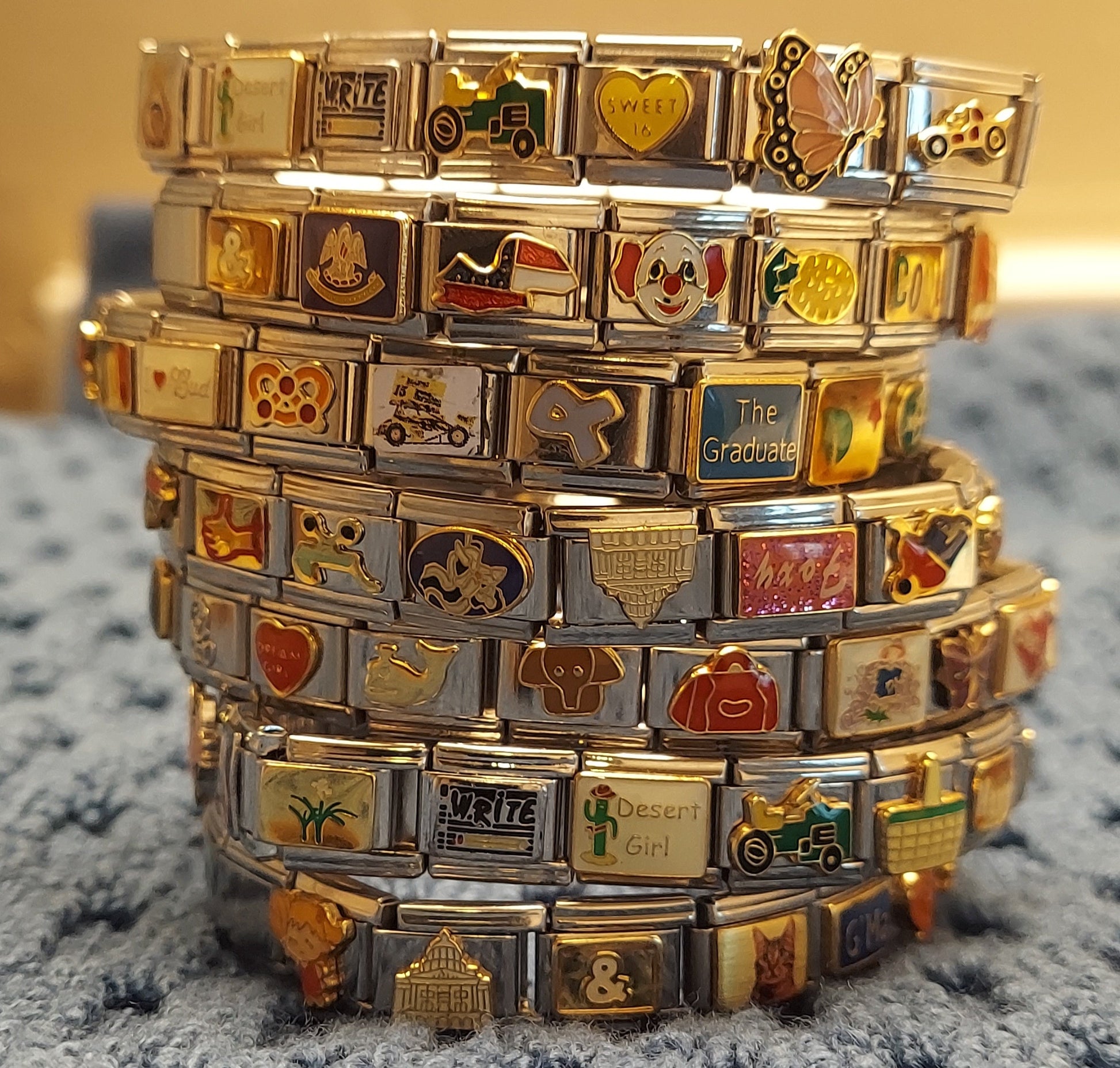 My Store Full Italian Charm Bracelet